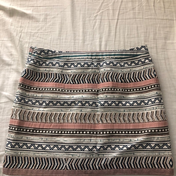 Sequin mini skirt - Picture 3 of 5